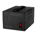 Regulador automatico de voltaje vorago 400, 4 contactos, supresor de picos, 175 joules, 3000va, 1800w, color negro