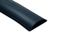 Flexiductho  thorsman 9300-01254 rollo 2.5mts, color negro,  resistencia a la humedad y atmósfera corrosiva, resistencia hasta 100 kg de paso continuo,  alta rigidez dieléctrica, pvc flexible y auto-extinguible, resistente a los rayos uv, canaleta ideal para instalaciones eléctricas en piso o zoclo, su diseño tipo media caña brinda seguridad, resistencia y comodidad.