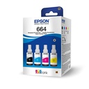 Kit tintas de color epson t664 4 pzas