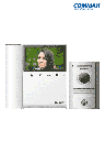 Commax cdv43kdrc40k - monitor color 4.3 pulgadas y frente de calle / soporta monitor y auricular extra