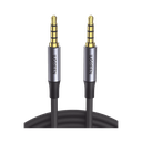 Ugreen Cable Auxiliar 3.5mm Macho - 3.5mm Macho, 2 Metros, Negro