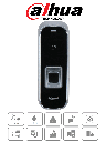 Dahua asi1202md- control de acceso tcp/ip standalone/ para exterior / ik10 / ip65 / 30,000 usuarios / 150,000 eventos / 3,000 hu