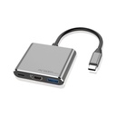 Hub Argomtech One Axess 3 en 1 Puerto de Salida Tipo C a HDMI PD USB