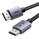 Cable displayport 1.4 | 1 metro | resolución 8k@60hz | blindaje interno múltiple | 3d/hdr+/hdcp | 32.4 gbps | freesync g-sync | certificado vesa | núcleo de cobre estañado | malla de nylon | carcasa de aluminio.
