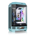 Gabinete Thermaltake The Tower 300 Turquoise Micro Tower, Ventana Frontal, 2x Ventiladores, Turquesa
