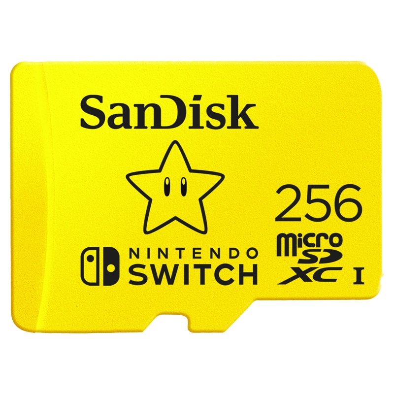 Memoria Flash SanDisk Para Nintendo Switch 256GB MicroSDXC Class 3