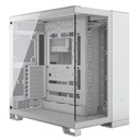 Gabinete Corsair 6500X, Midi-Tower, ATX/EATX/Micro-ATX/Mini-ITX, USB 3.0, sin Fuente, sin Ventiladores Instalados, Blanco
