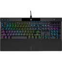 Teclado Gamer Corsair K70 RGB PRO, Teclado Mecánico, Switch OPX, Alámbrico, Negro, (Inglés)