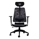 Silla Gamer Naceb NA-09S4B X-one De Malla Hasta 140kg Con Soporte Lumbar
