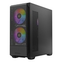 Gabinete antec nx416l, midi tower, soporta atx, m-atx, itx, ventx3, 1xusb 3.0, 1xusb-c, negro