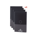 (wifi) kit 4 apagadores inteligentes wifi compatibles con alexa y googlehome