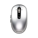 Mouse Naceb LS1, Inalámbrico, Óptico, 3.200DPI, Bluetooth, Gris