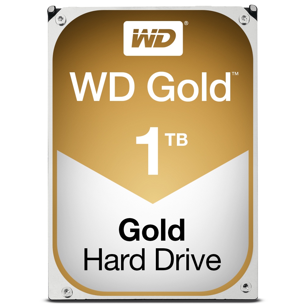 Disco Duro Para Servidor Western Digital WD Gold 3.5'' 1TB SATA III 6 Gbit/s 7200RPM 128MB Caché