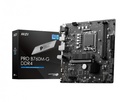 Tarjeta madre msi pro b760m-g ddr4 socket 1700 2*ddr4 4800 hdmi dp vga 2*m.2 micro atx