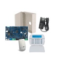 Kit de Seguridad DSC Pro Basic Panel HS3032, Teclado HS2LCDPRO, Fuente de Poder HS65WPSNA, Detector de Movimiento LC103 y Gabine