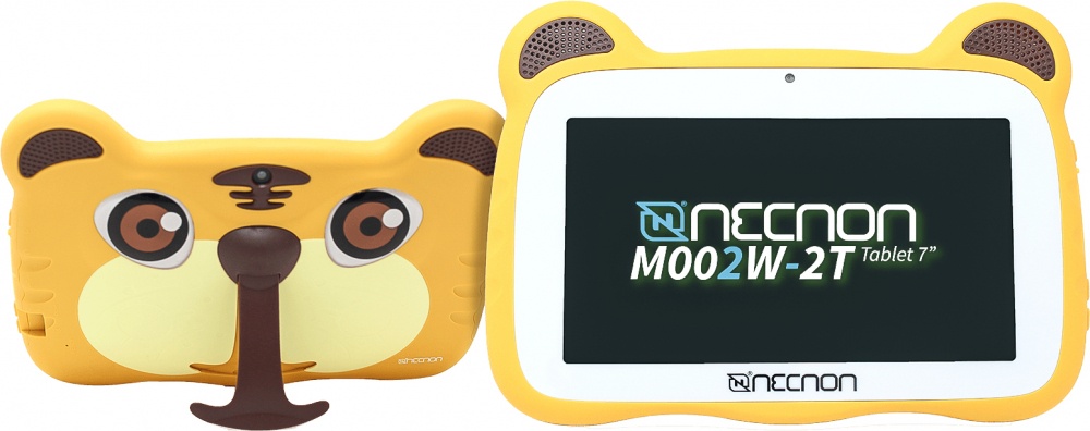 Tablet Para Niños Necnon M002W-2T Tigre 7" 16GB 1024x600 Pixeles Android 10.0 Bluetooth