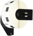 Etiquetas brother dk1221 precortada papel blanco 23mmx23mm 1000 etiquetas 