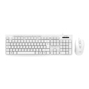 Kit teclado y mouse acteck creator prime mk455, alambrico, usb, membrana, blanco