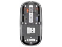 Mouse Ergonómico BRobotix 6000823, Inalámbrico, Óptico, 1.600DPI, USB-C, Transparente
