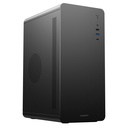 Gabinete micro torre quaroni micro atx, mini itx 2usb 2.0 front zigzag