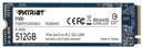 SSD Patriot P300 NVMe, 512GB, M.2, 1200 MB/s Escritura, 1700 MB/s Lectura, PCI Express 3.0