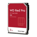 Disco Duro para NAS Western Digital WD Red Pro 3.5", 6TB, SATA III, 6 Gbit/s, 7200RPM 256MB Caché