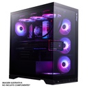 Gabinete XPG Invader X BTF, Midi-Tower, ATX/Micro-ATX/Mini-ITX, USB 3.0, sin Fuente, 5 Ventiladores Instalados, Negro