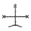 Soporte Acteck Tres Monitores Enforce Zone-b Sm530 Con Base Articulado AC-944809