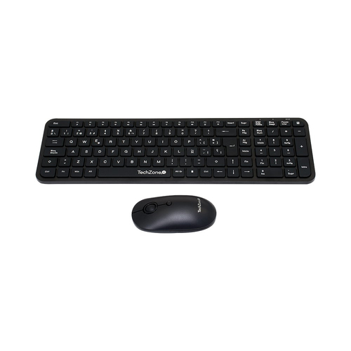 Kit De Teclado Y Mouse TechZone TZCOMBINA05 Inalámbrico USB