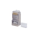 Conector rj45 para cable ftp/stp categoría 6 - blindado