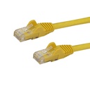 Cable red 30cm amarillo cat6 e ethernet gigabit sin enganches