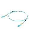 Ubiquiti uoc-3 jumper de fibra óptica multimodo lc-lc duplex 10 g, 50/125 om3, color aqua, 3 metros