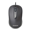 Mouse Quaroni Óptico MAQ02N Alámbrico USB 1200DPI