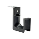 Sujetador tipo j (j-hook), con soporte para montaje en techo, hasta 46 cables cat6, nylon 6.6, color negro, 1 pieza
