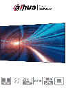 Dahua dhi-ls550ucm-ef - pantalla full hd para videowall de 55 pulgadas/ panel lcd ads industrial/ marco ultradelgado de 3.5 mm/ 