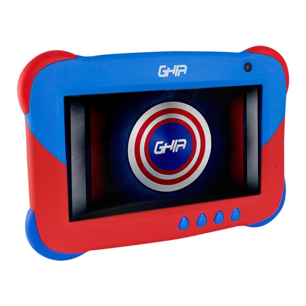 Tablet Ghia para Niños 7 Kids 7" 16GB Android 11 Go Rojo/Azul