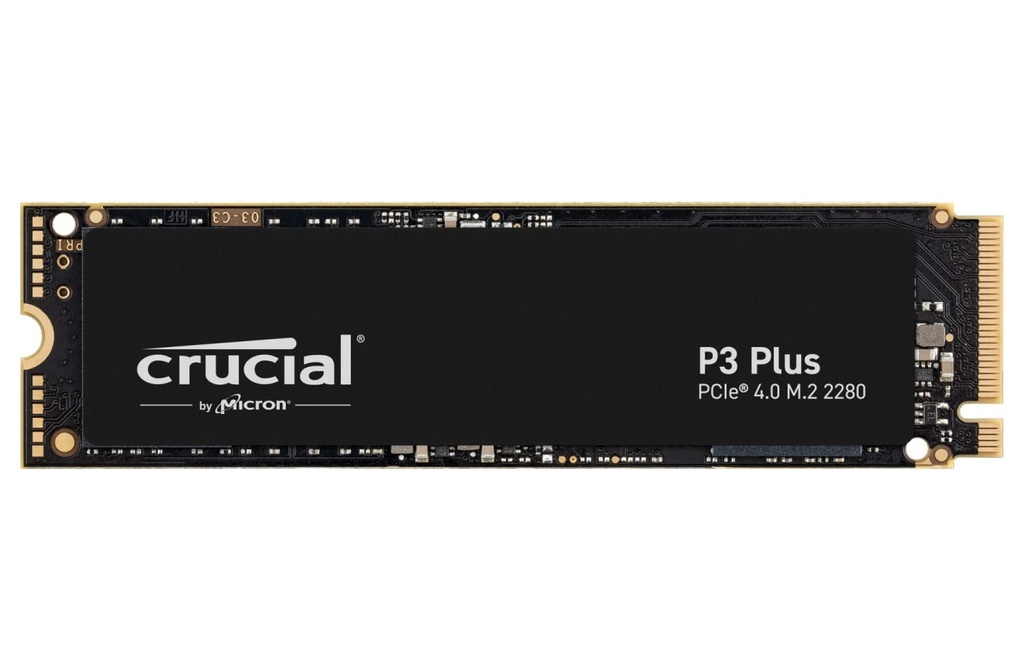 Unidad SSD Crucial P3 Plus NVMe 500GB PCI Express 4.0 M.2