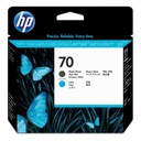 Cabezal hp lf de impresión 70 color negro mate-cian